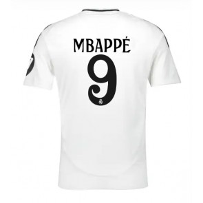 Real Madrid Kylian Mbappe #9 Domácí Dres 2024-25 Krátký Rukáv